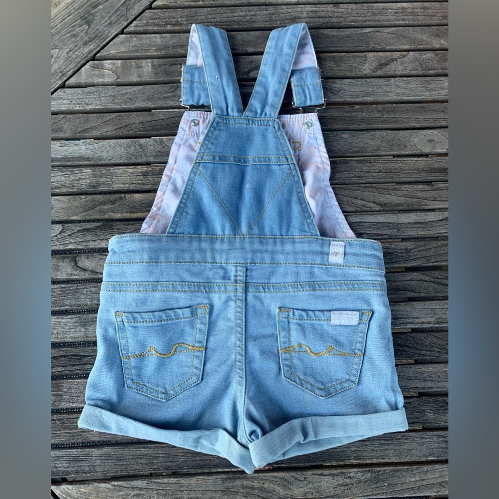 For All Mankind girls Denim short outfit Size 24 Months - Picture 4 of 7